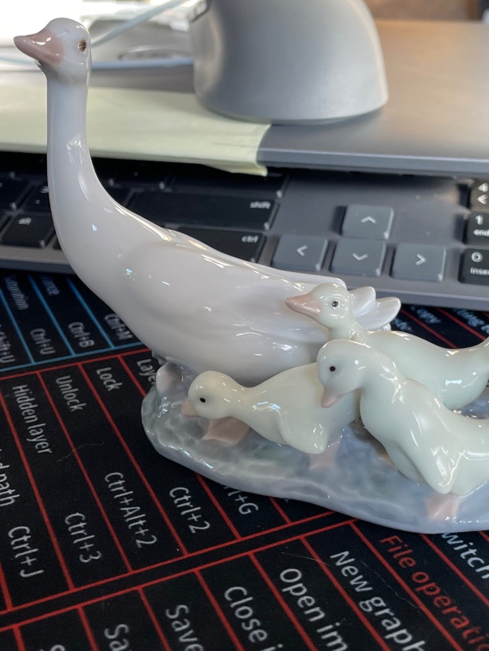 EUC/NIB Lladro ‘Little Ducks After Mother’ #1307